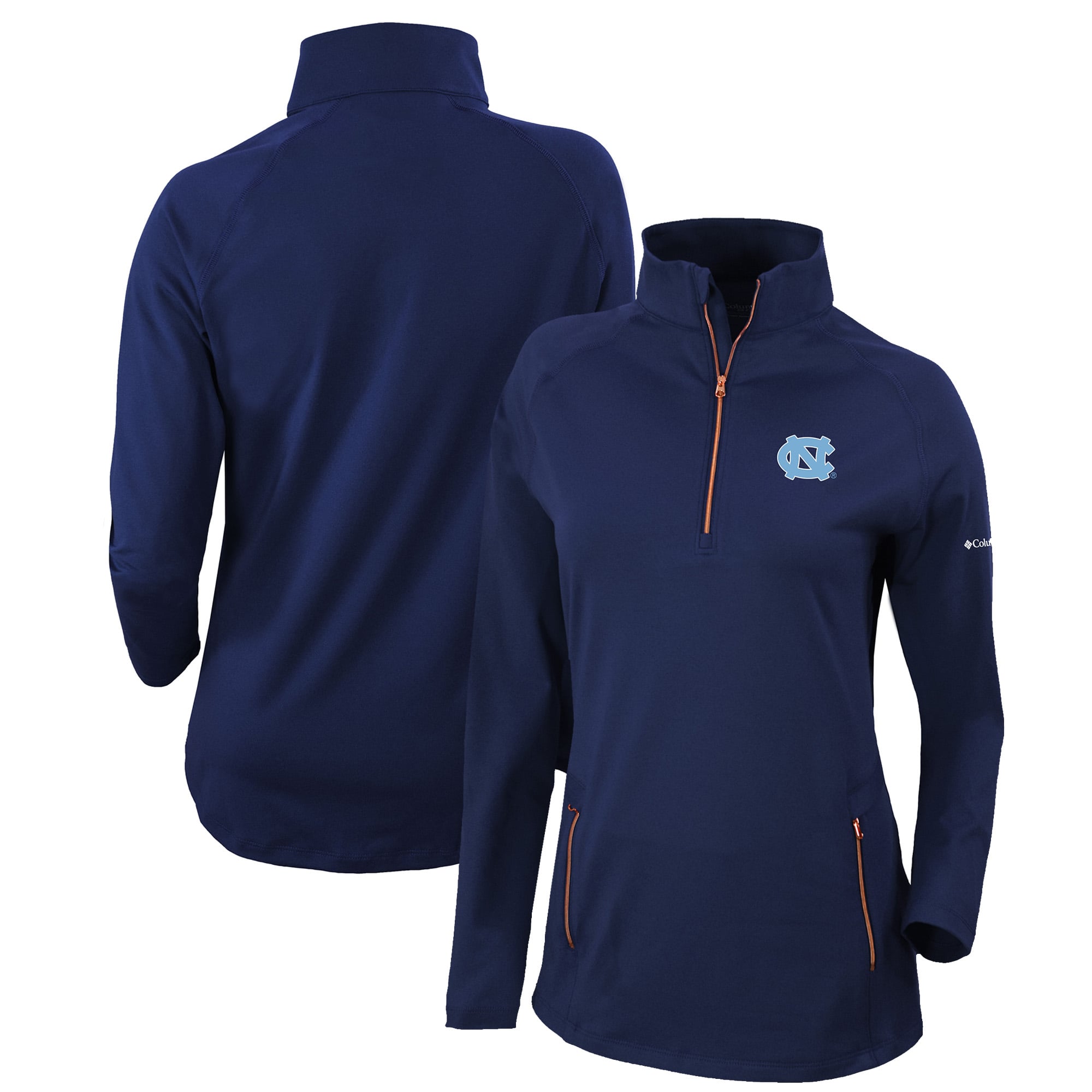 C*U様 50s レフリーシャツ　TALON zip Women's Columbia Navy North Carolina Tar Heels Outward Nine