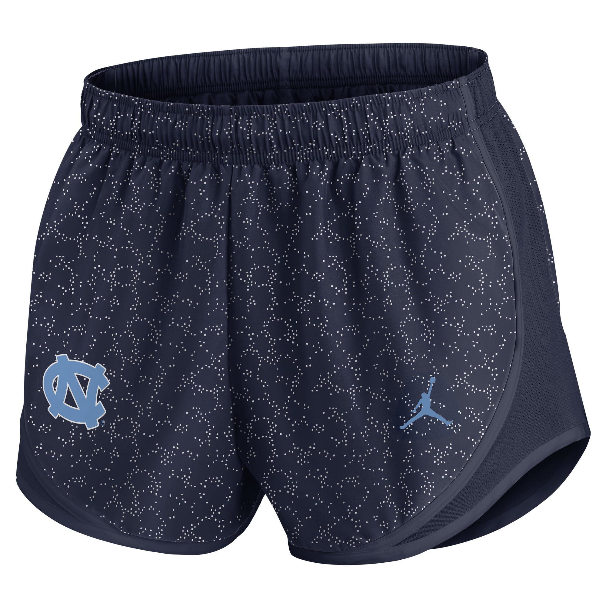 Women's Nike Navy North Carolina Tar Heels Tempo Pattern Dri-FIT Shorts