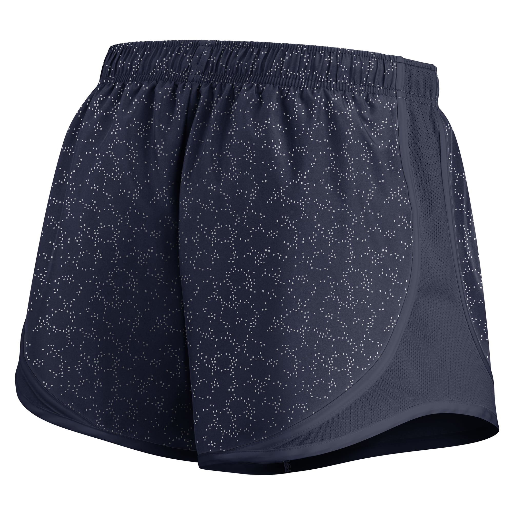 Women's Nike Navy North Carolina Tar Heels Tempo Pattern Dri-FIT Shorts