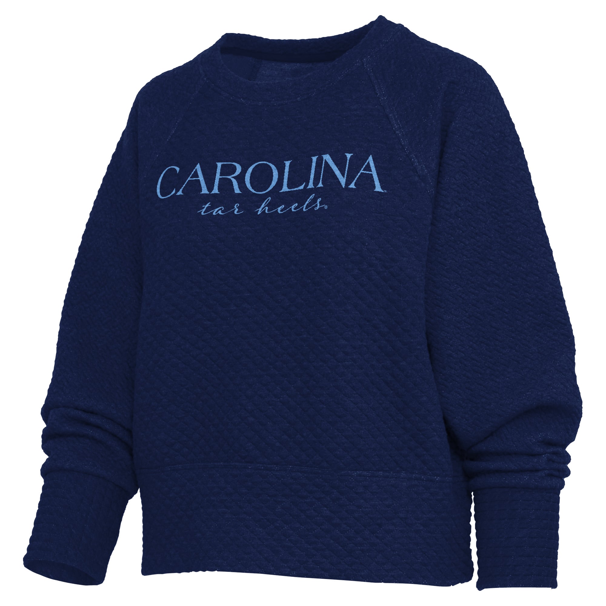 Sweat-shirt matelassé Champagne Nova bleu marine Pressbox pour femme