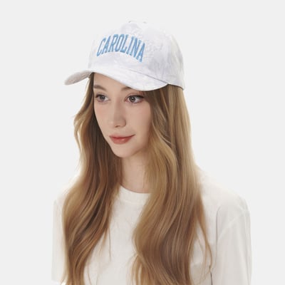 North Carolina Tar Heels ZooZatz Women's Snow Camo A-Frame Adjustable Hat - Camo