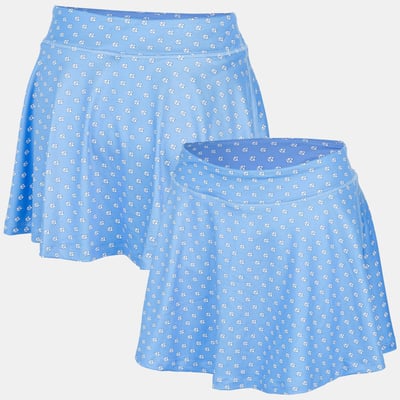 North Carolina Tar Heels ZooZatz Women's Allover Print Flowy Skort - Carolina Blue