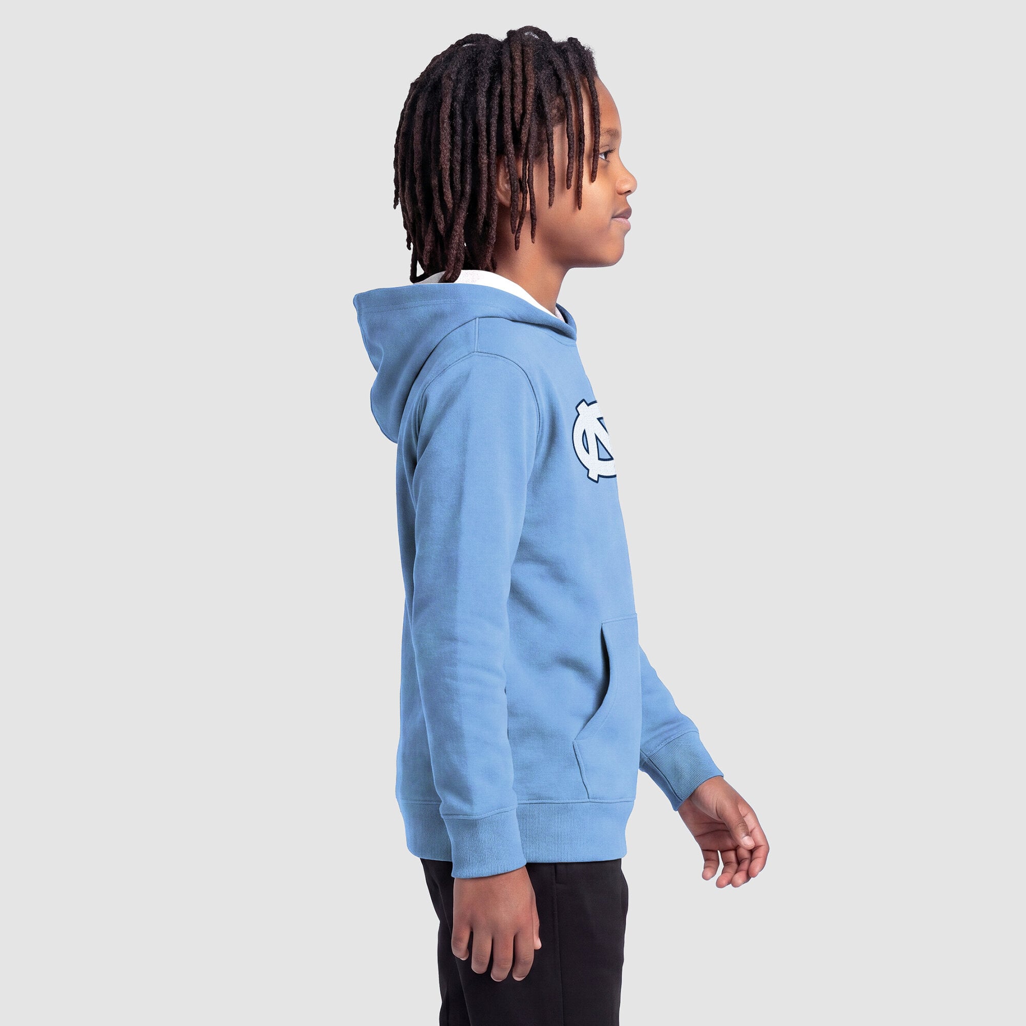 Sweat à capuche en polaire Youth Champion Carolina Blue North Tar Heels