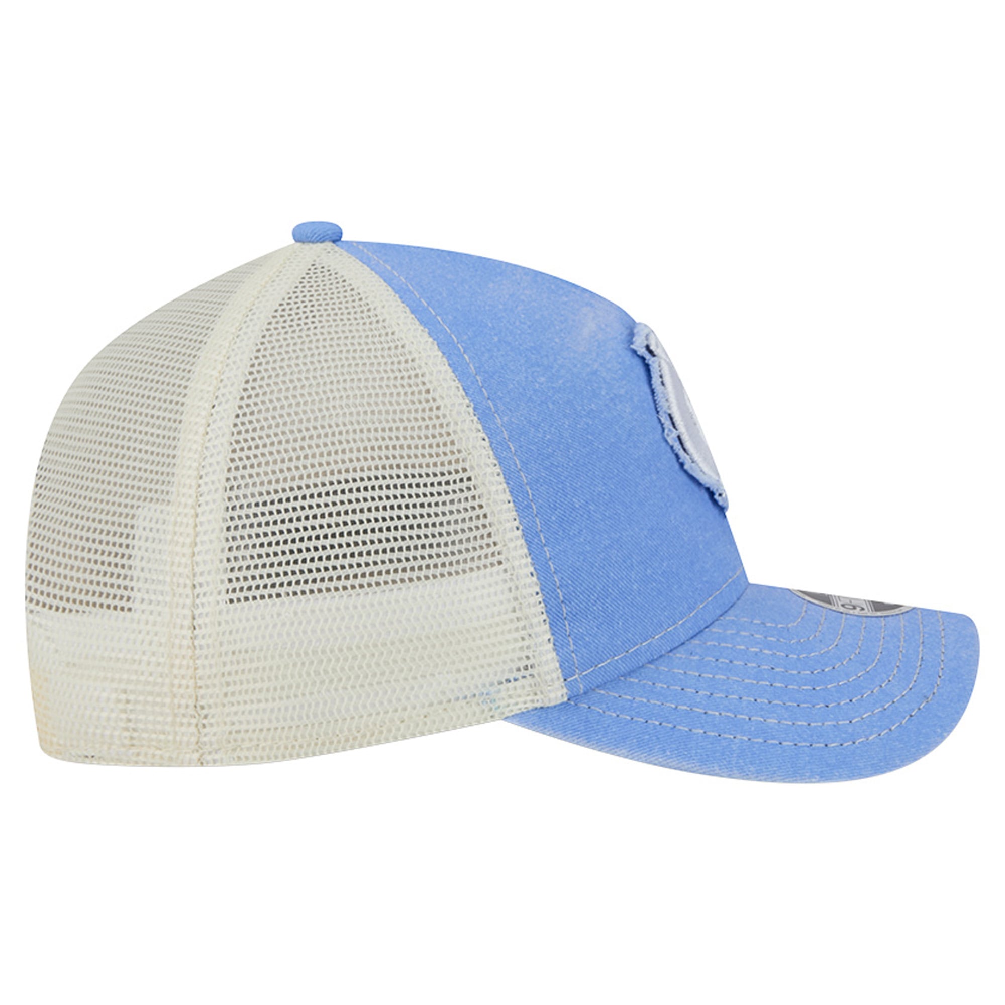 Casquette trucker rétro New Era bleu Caroline des Tar Heels de Caroline du Nord, ajustable, pour jeunes