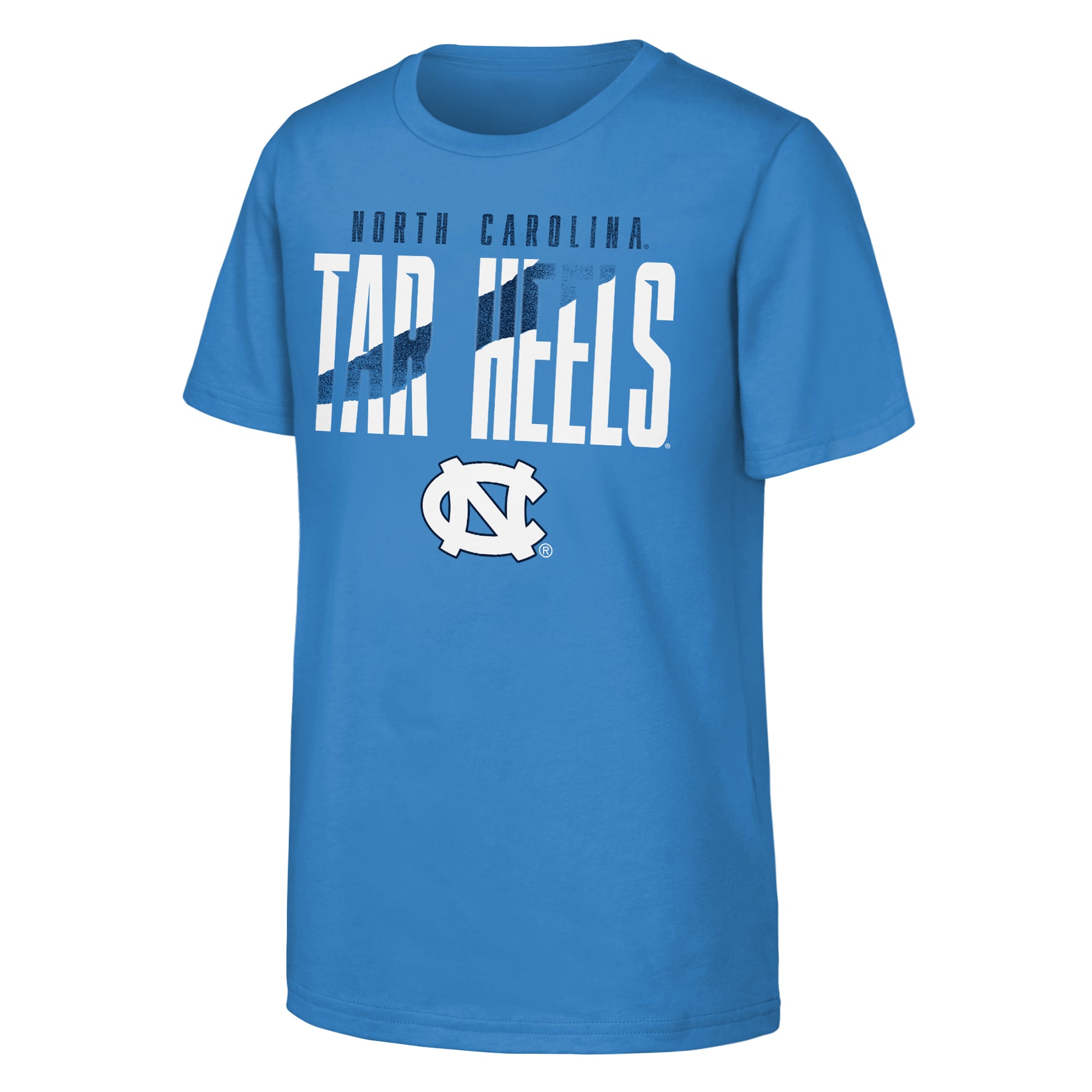 T-shirt Outerstuff bleu Caroline pour jeunes, motif Tar Heels de du Nord.