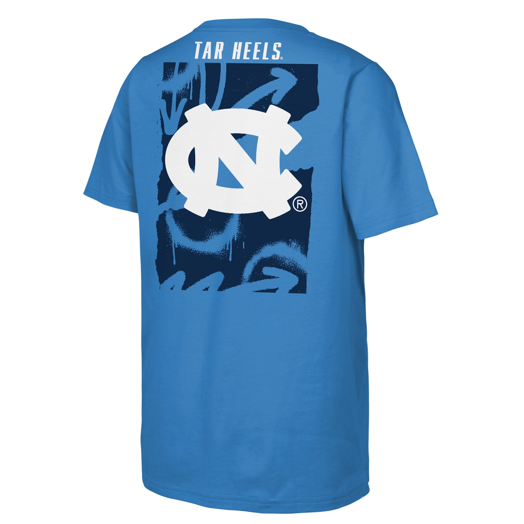 T-shirt Outerstuff bleu Caroline pour jeunes, motif Tar Heels de du Nord.