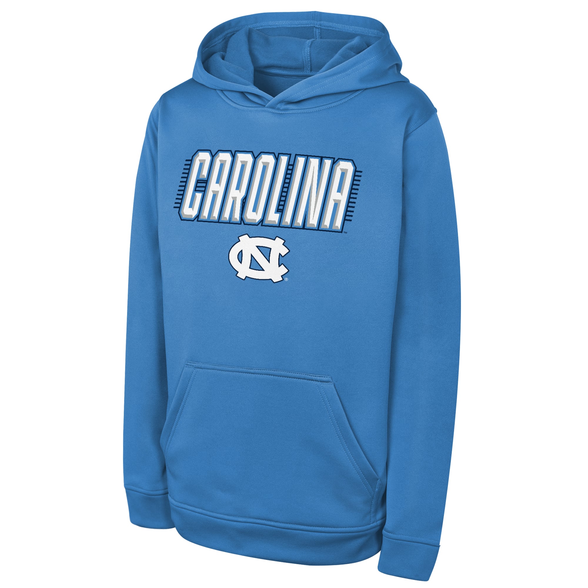 Sweat à capuche Youth Outerstuff bleu Caroline, North Carolina Tar Heels, Sack Party Performance