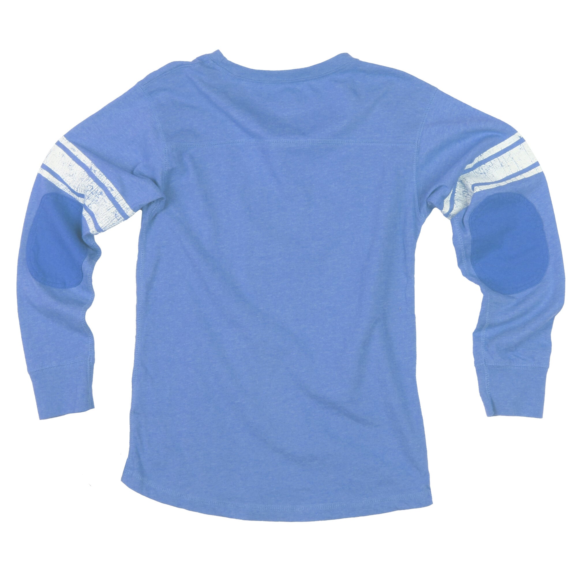 T-shirt de football à manches longues bleu North Carolina Tar Heels pour jeunes Wes & Willy