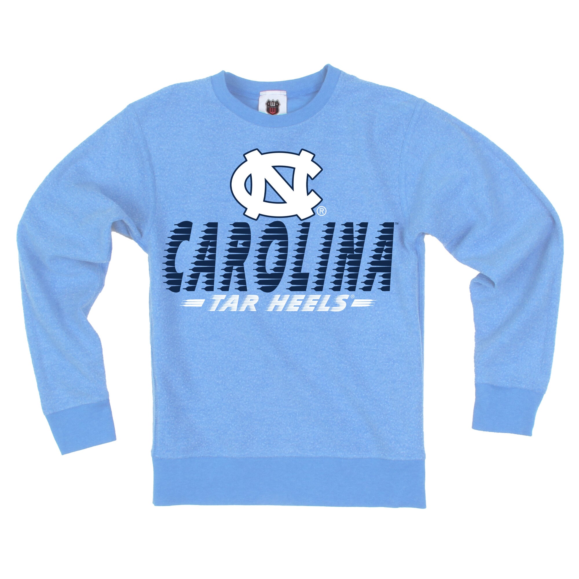 Youth Wes & Willy Carolina Blue North Tar Heels Reversible Sweatshirt
