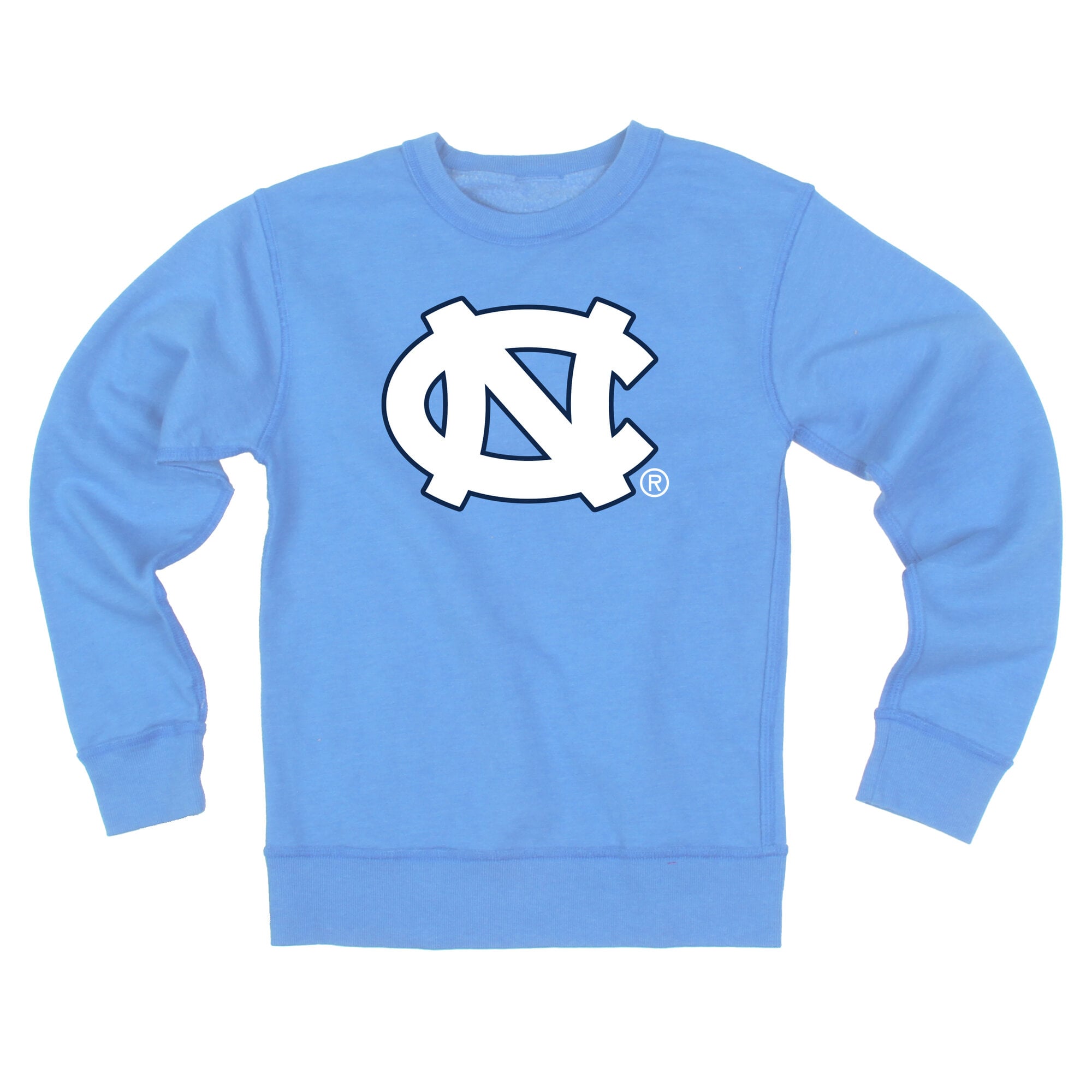Youth Wes & Willy Carolina Blue North Tar Heels Reversible Sweatshirt