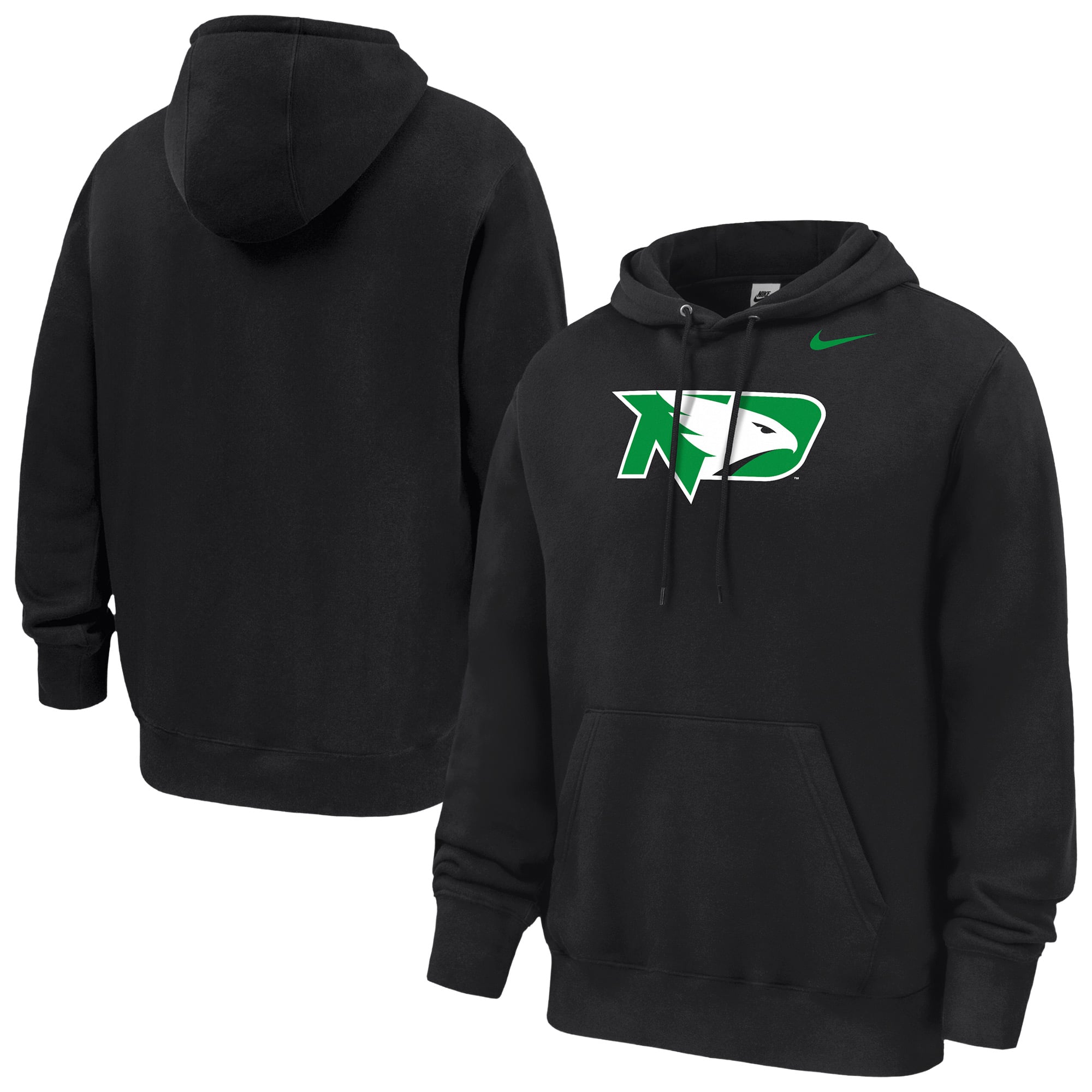 Sweat à capuche polaire Nike North Dakota Club noir pour homme