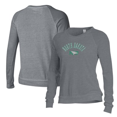North Dakota Alternative Apparel Women's Slouchy Pullover Sweatshirt - Gray