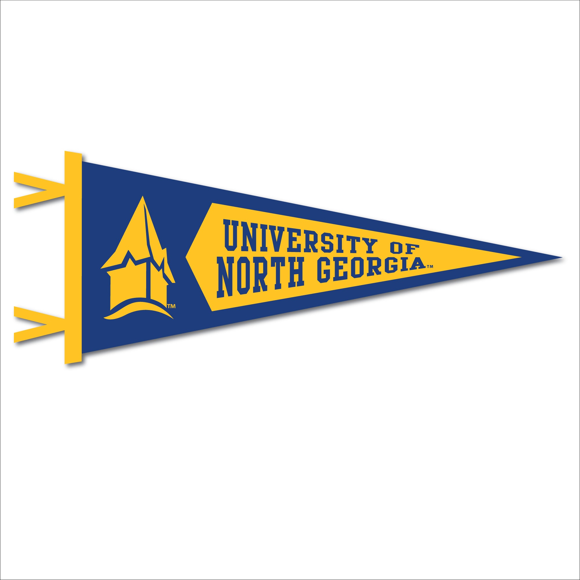 University Of North Georgia Gartenflagge – UNG Nighthawks, Doppelseitig, Wetterfest!
