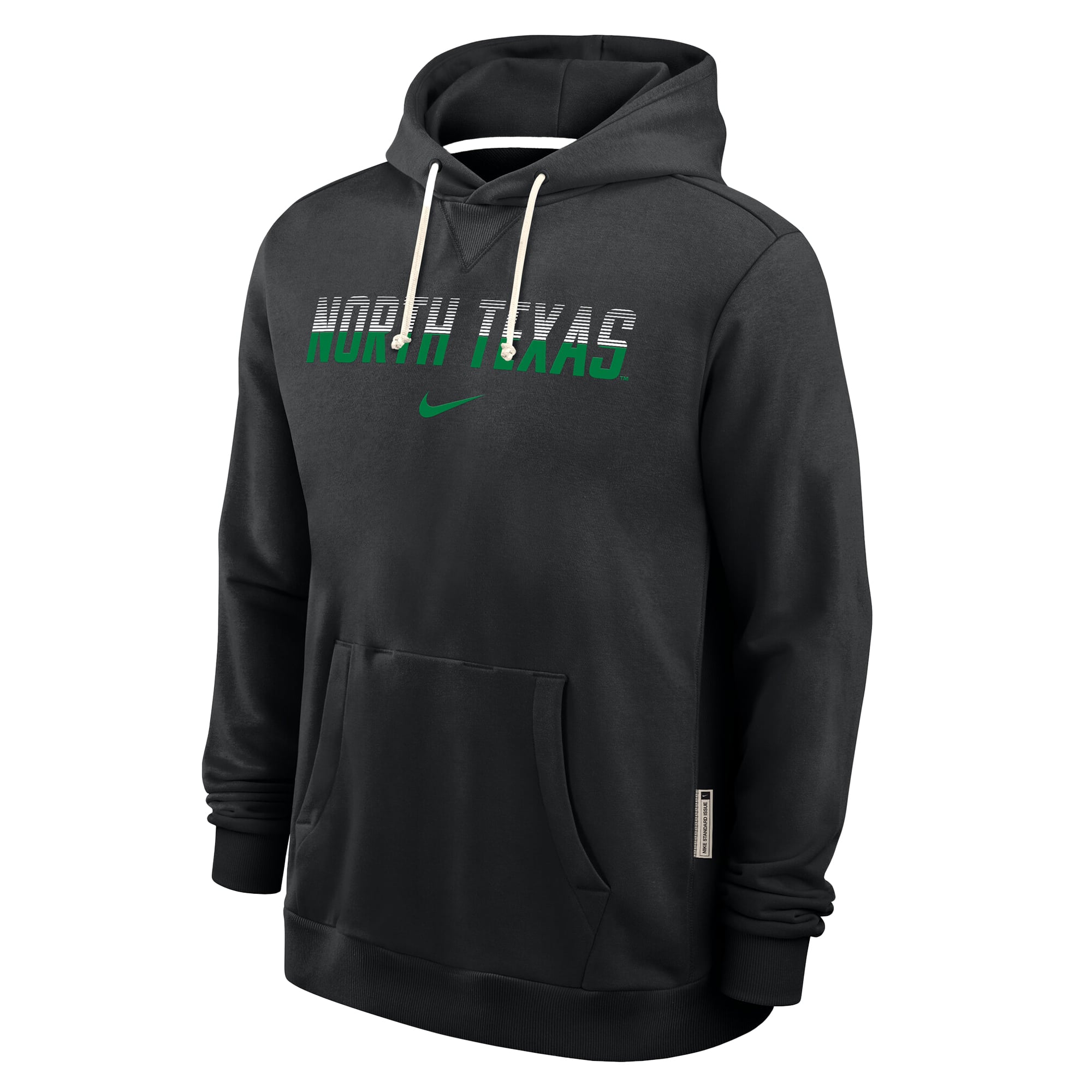 Men's Nike Black North Texas Mean Green 2026 Sideline Dri-FIT Hoodie