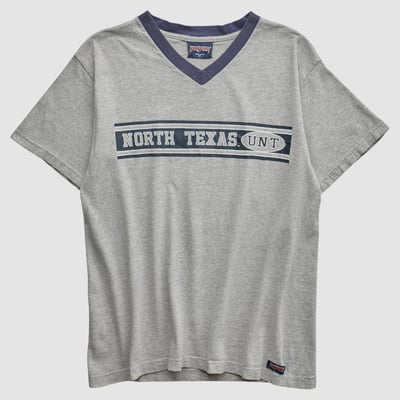 North Texas Mean Green Jansport 2000s T-shirt - Heather Gray - S by Fanatics Real Vintage
