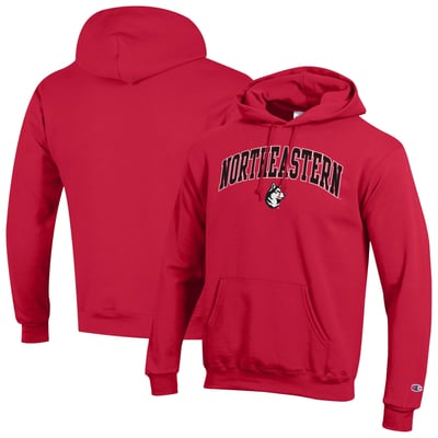 Northeastern Huskies Champion Powerblend Hoodie - Red
