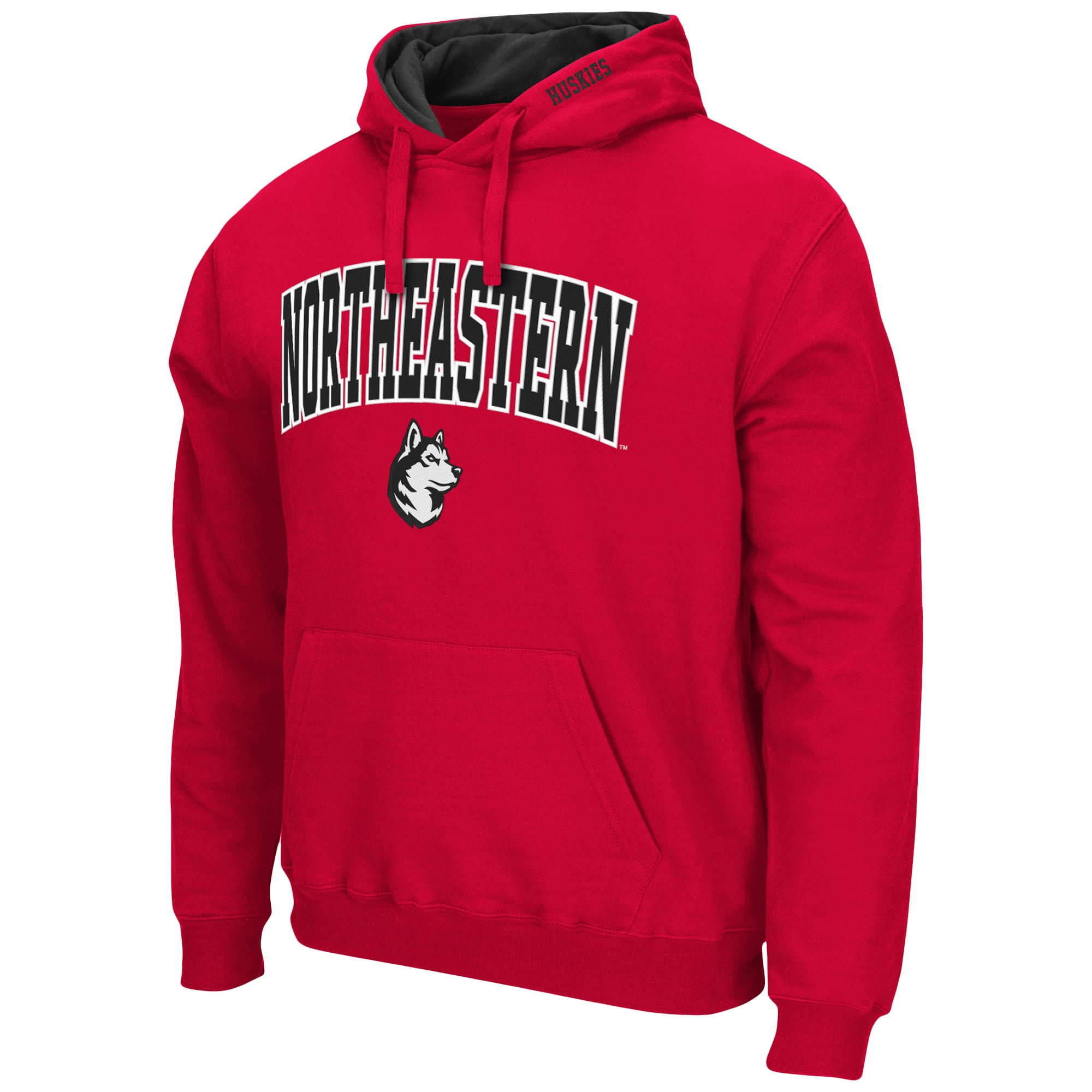 Sweat à capuche Colosseum Red Northeastern Huskies Arch & Logo 3.0 pour homme