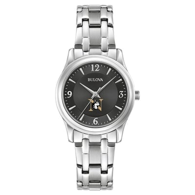 Northeastern Huskies Bulova Women's Corporate Collection Stainless Steel Watch - Black