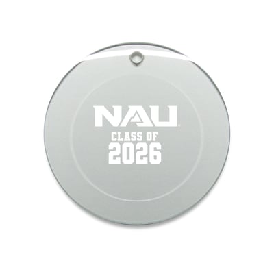 Northern Arizona Lumberjacks Jardine 3.25" Class of 2026 Round Glass Ornament