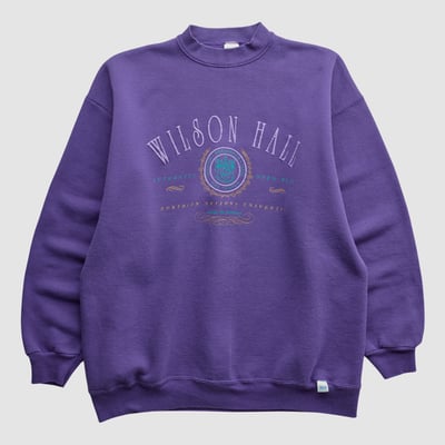 Northern Arizona Lumberjacks Discus 90s Pullover Sweatshirt - Purple - S by Fanatics Real Vintage