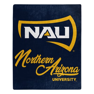  Northern Arizona Lumberjacks The Northwest Group 50" x 60" Signature Raschel Plush Throw Blanket