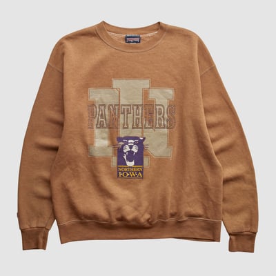 Northern Iowa Panthers Jansport 90s Pullover Sweatshirt - Clay - L by Fanatics Real Vintage