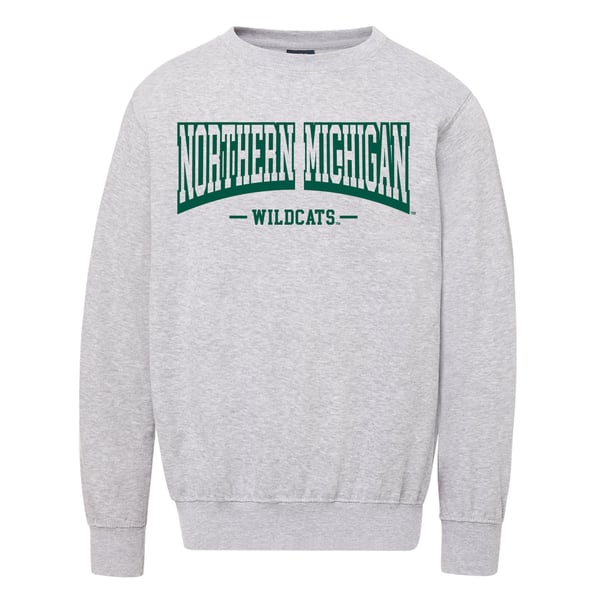 Mens MV Sport The Game H-GRAY Northern Michigan Wildcats 