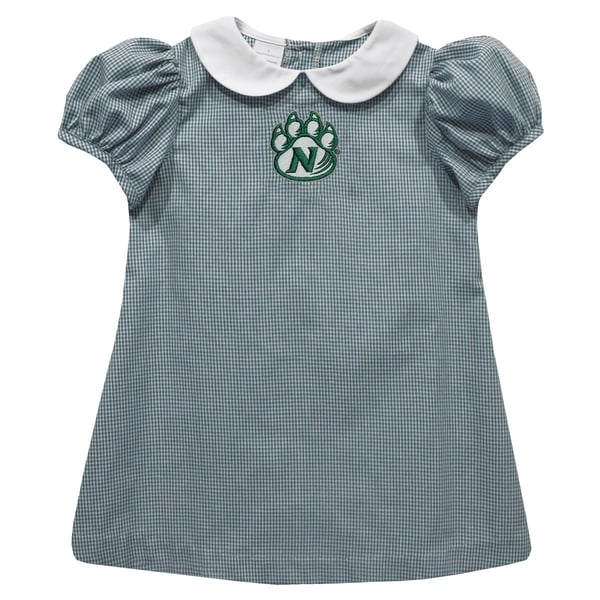 north west green dress Girls Infant Vive La Fete Northwest Missouri State Bearcats Gingham Puffy A-Line spring-races-dresses-repeat