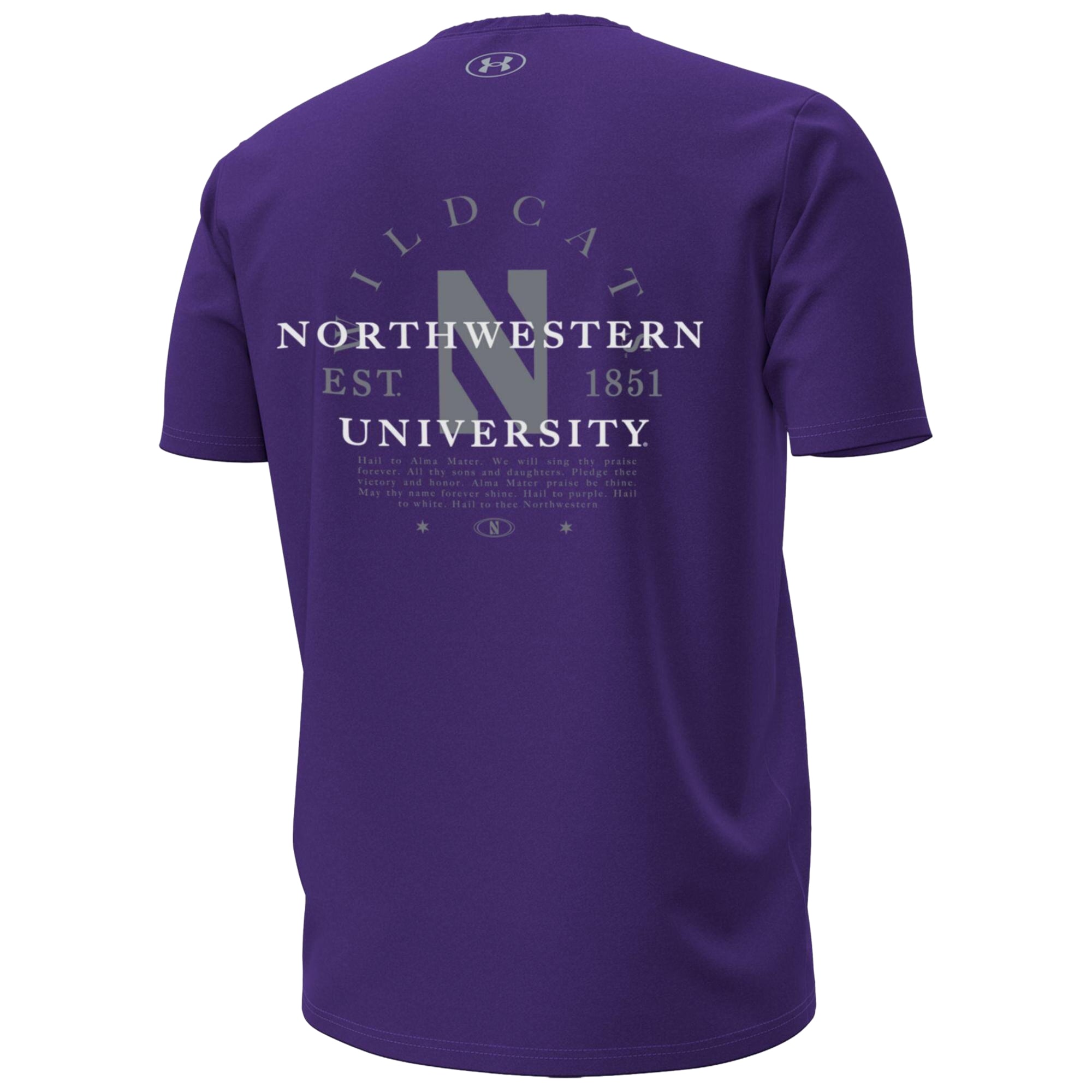 Men's Under Armour Purple Northwestern Wildcats 2026 Sideline Performance T-Shirt