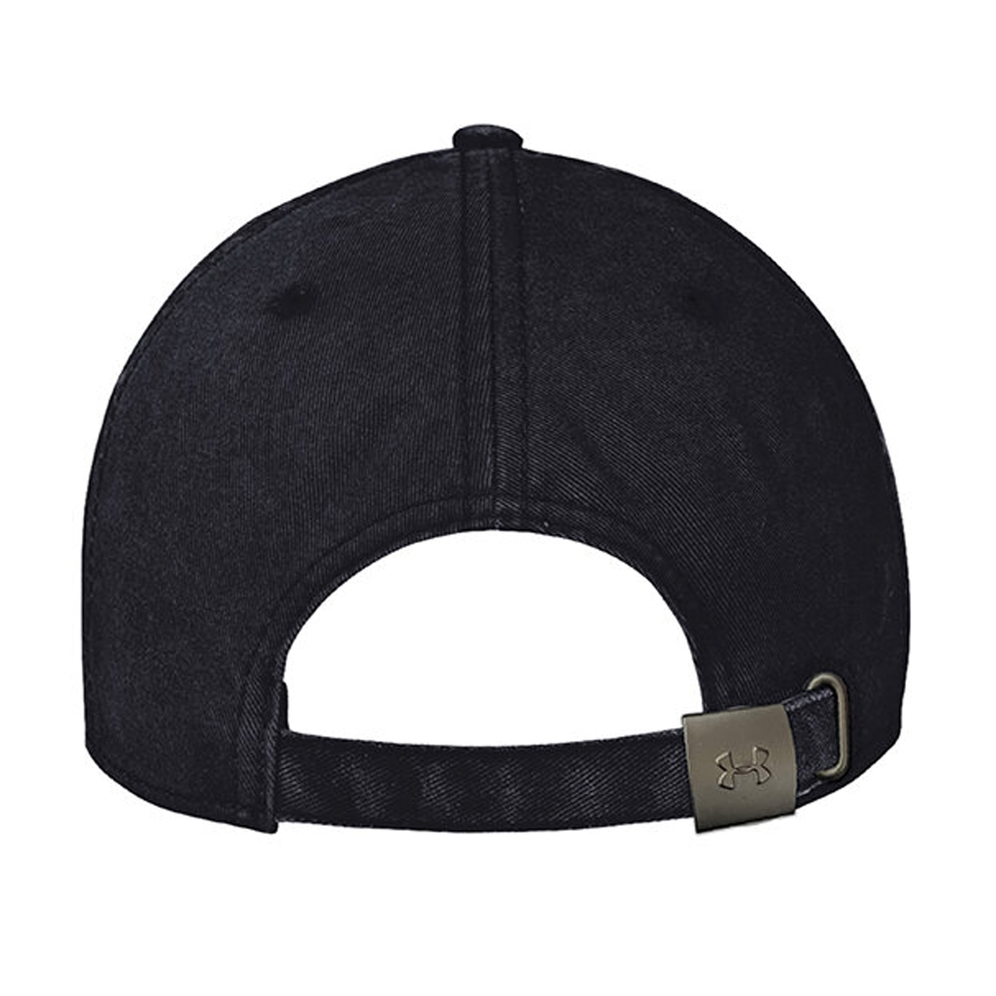Casquette unisexe Under Armour noire Northwestern Wildcats en coton lavé Iso-Chill ajustable