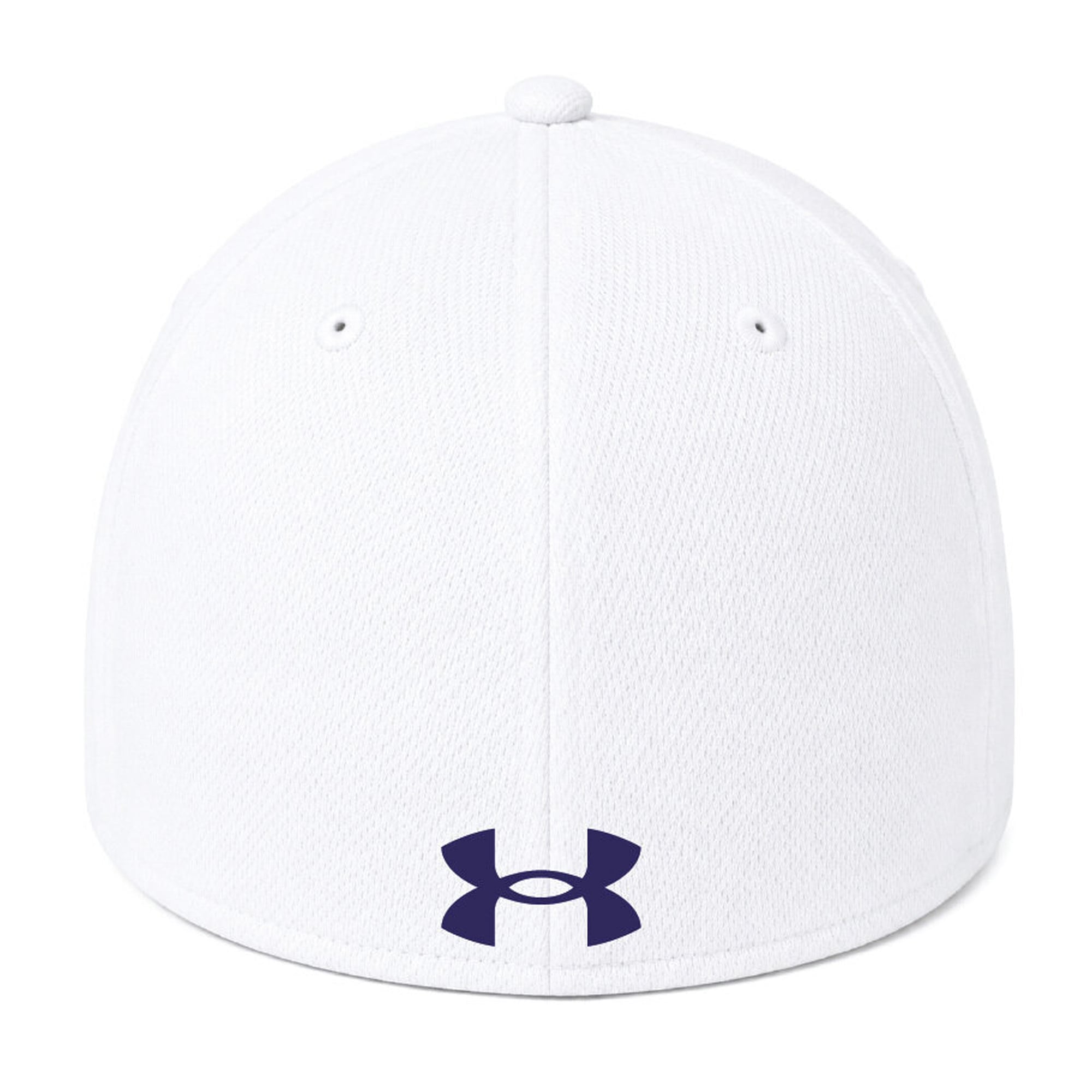 Casquette unisexe Under Armour blanche Northwestern Wildcats Blitzing Accent Iso-Chill Stretch Fit