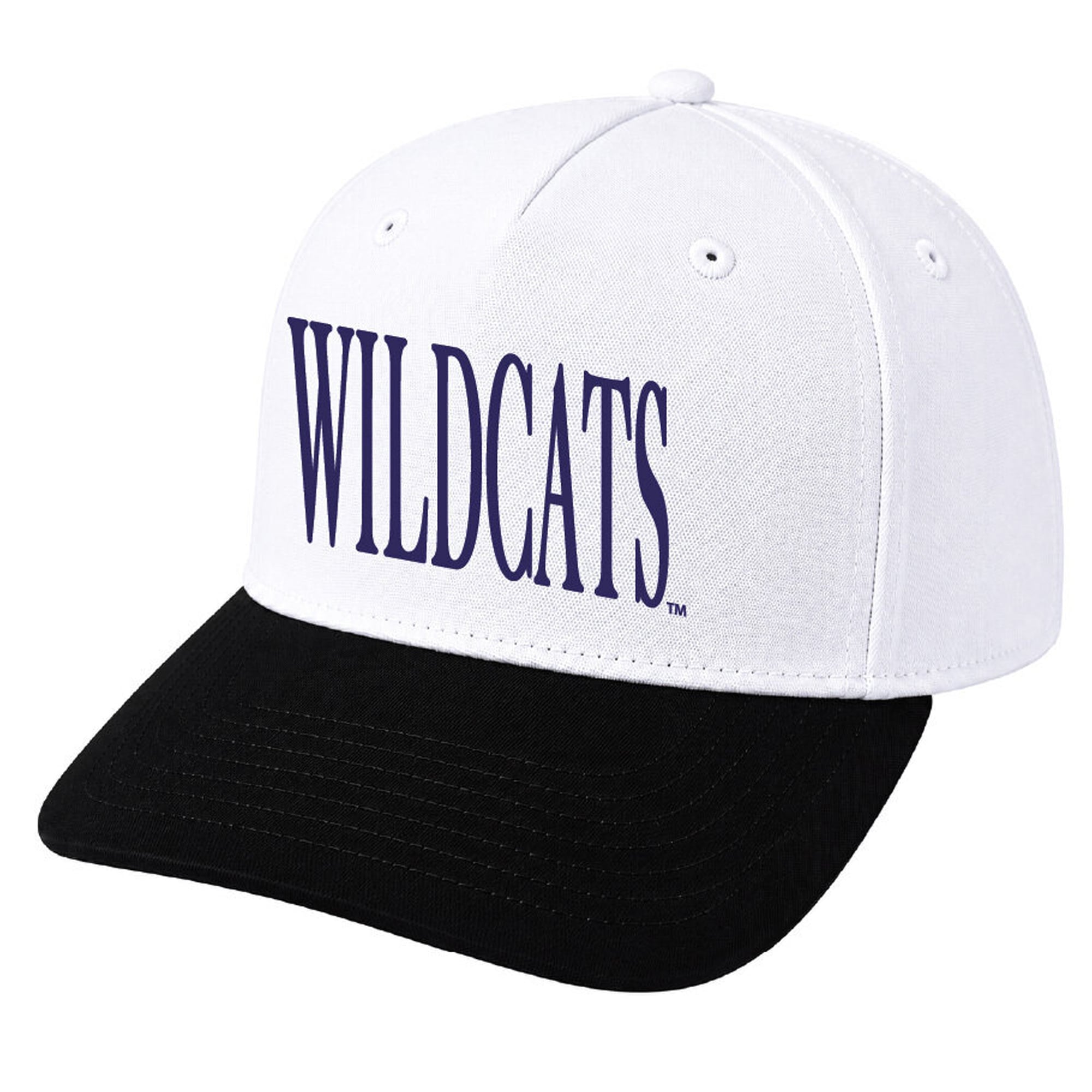 Casquette unisexe Under Armour blanche Northwestern Wildcats Blitzing Accent Iso-Chill Stretch Fit