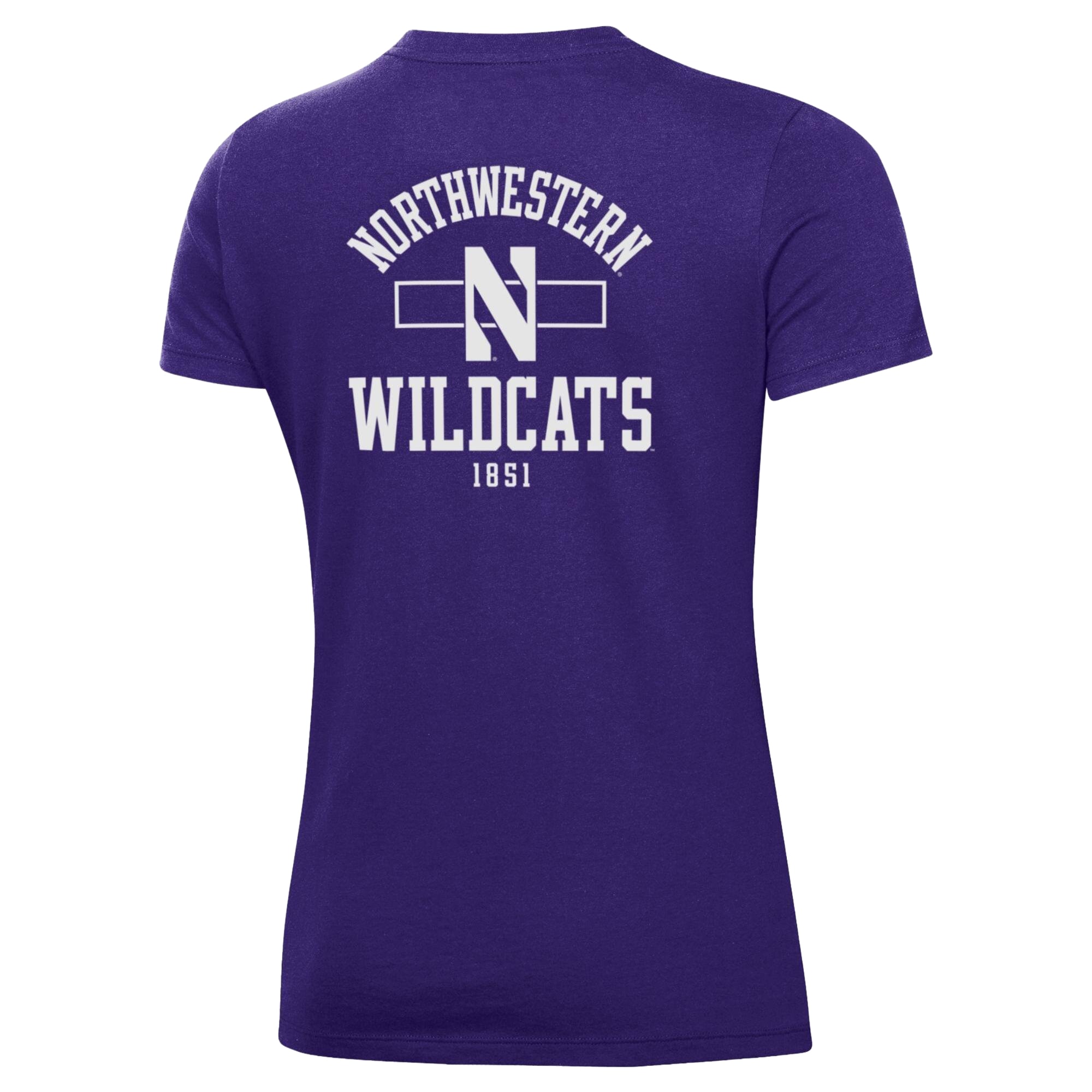 Women's Under Armour  Purple Northwestern Wildcats Performance Cotton T-Shirt