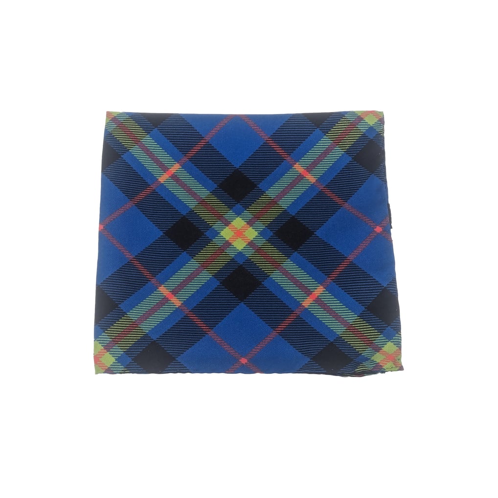 Notre Dame Fighting Irish ND Tartan Silk Pocket Square