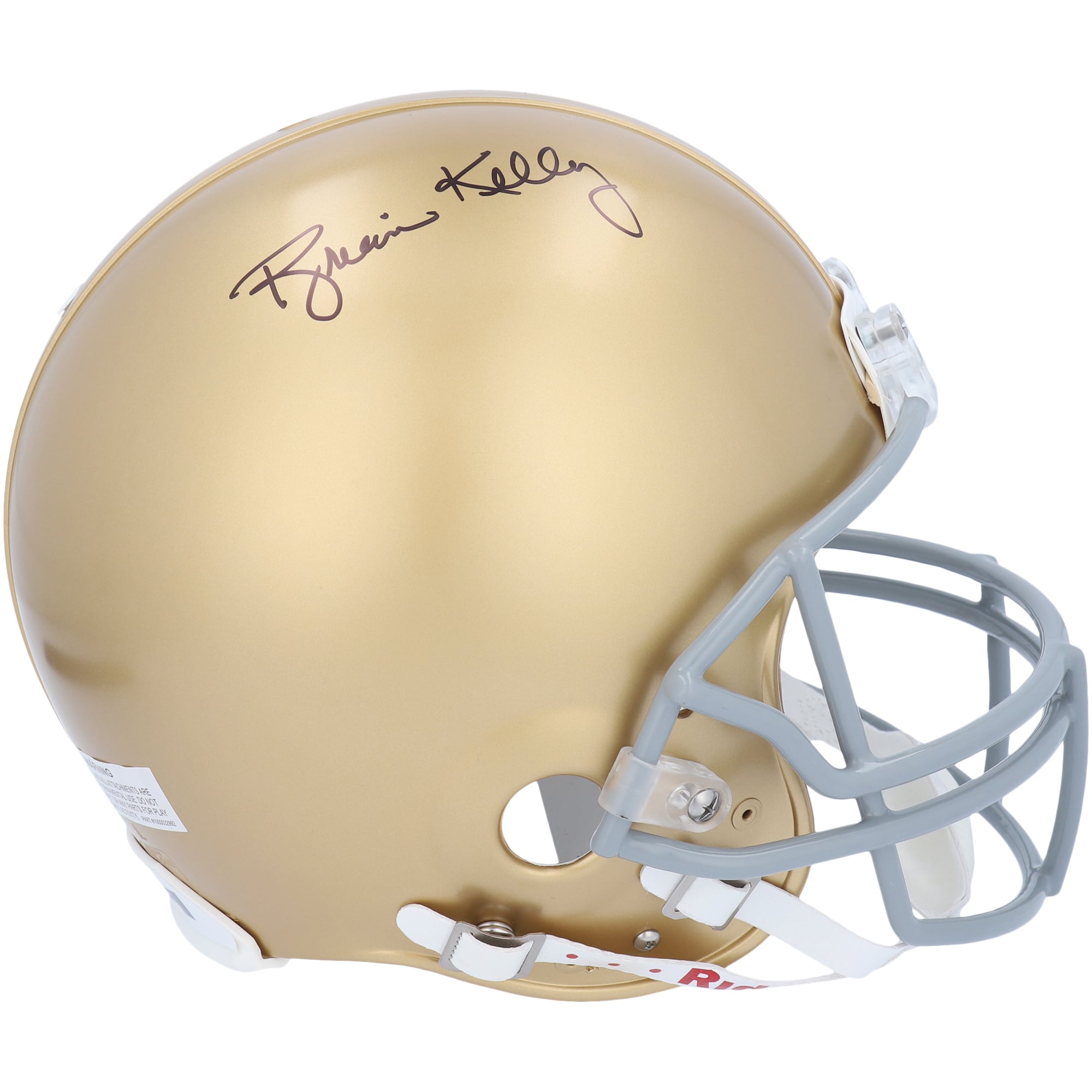 Brian Kelly Notre Dame Fighting Irish Autographed Riddell VSR4