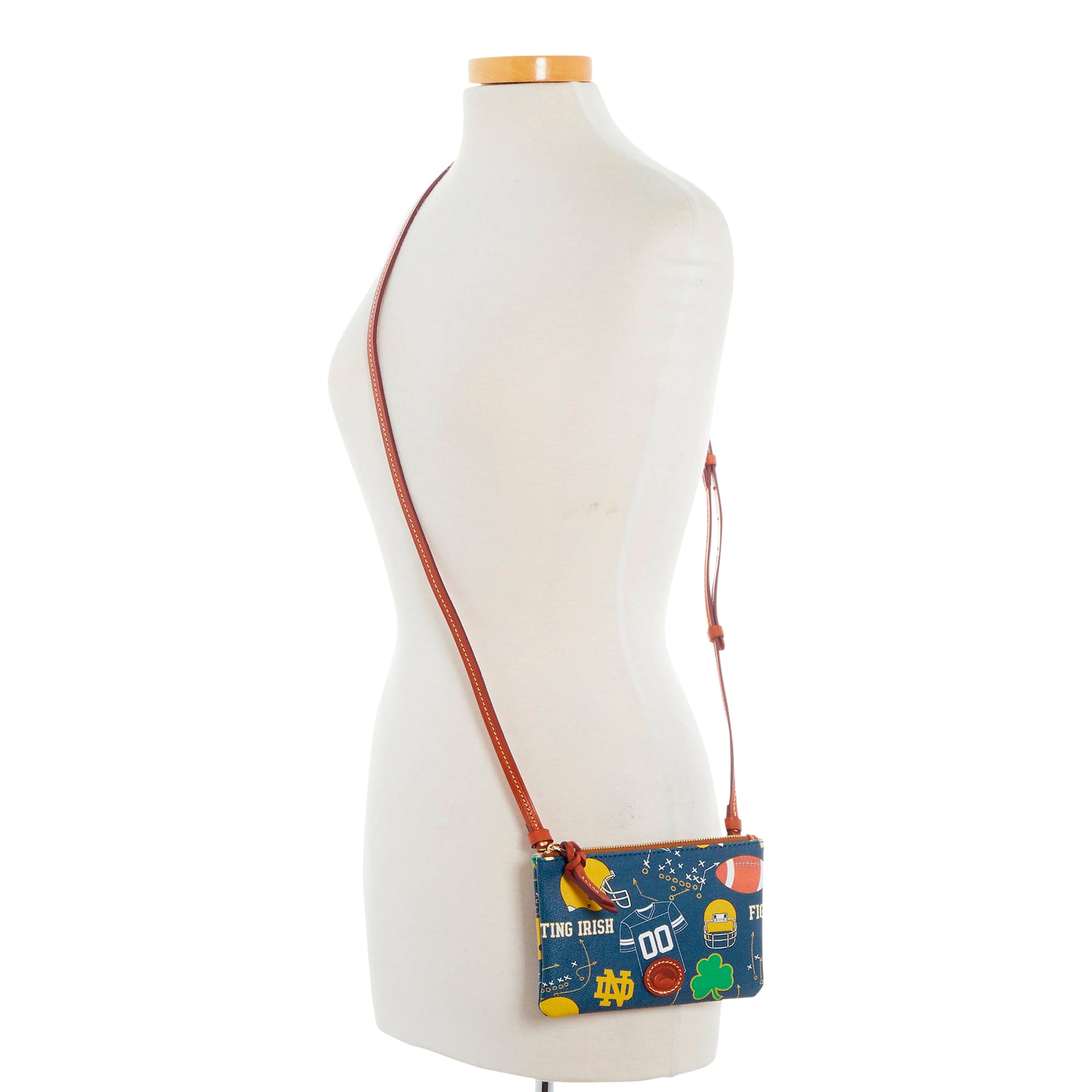 Dooney & Bourke Notre Dame Fighting Irish Top Zip Crossbody Purse