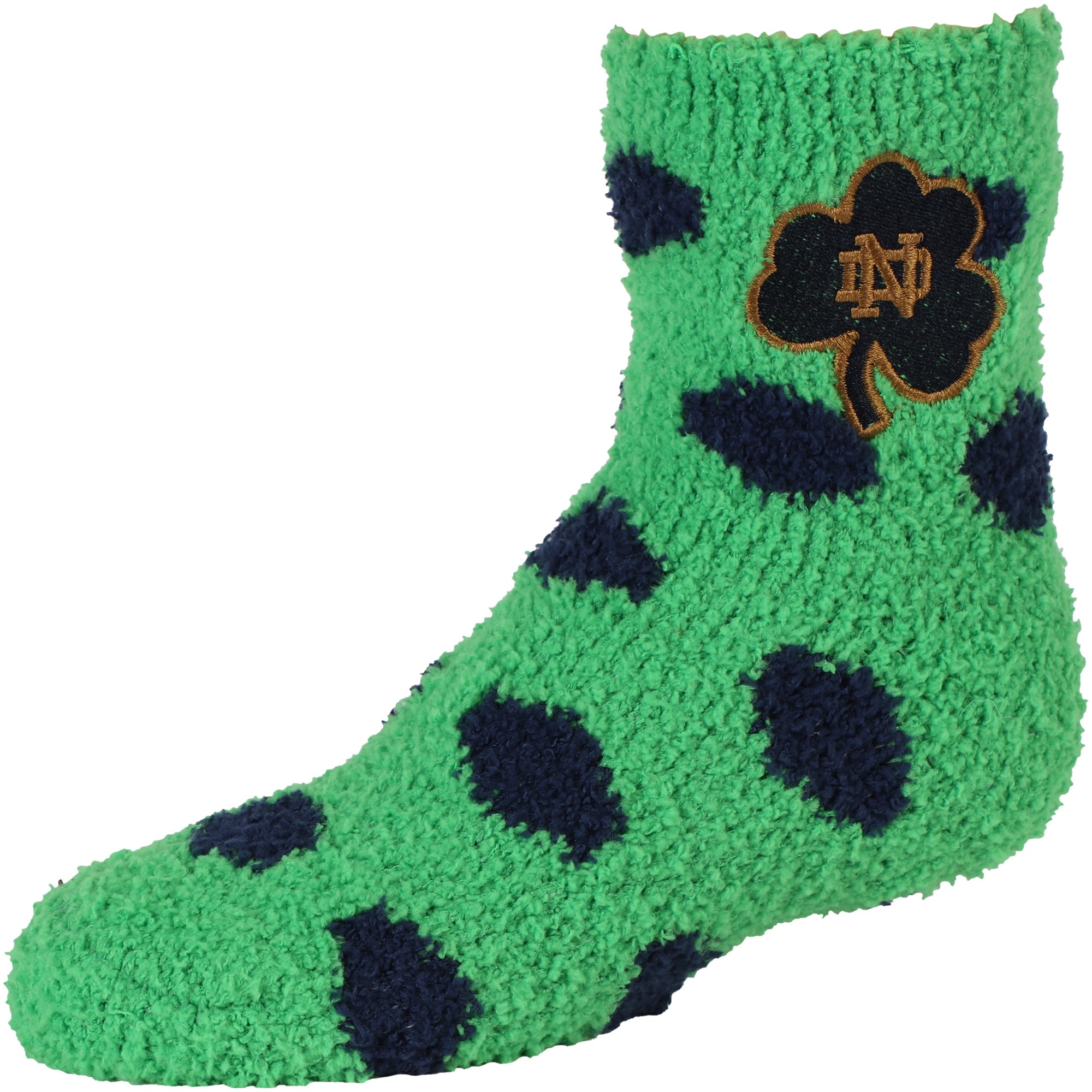 Chaussettes duveteuses ZooZatz Notre Dame Fighting Irish pour filles