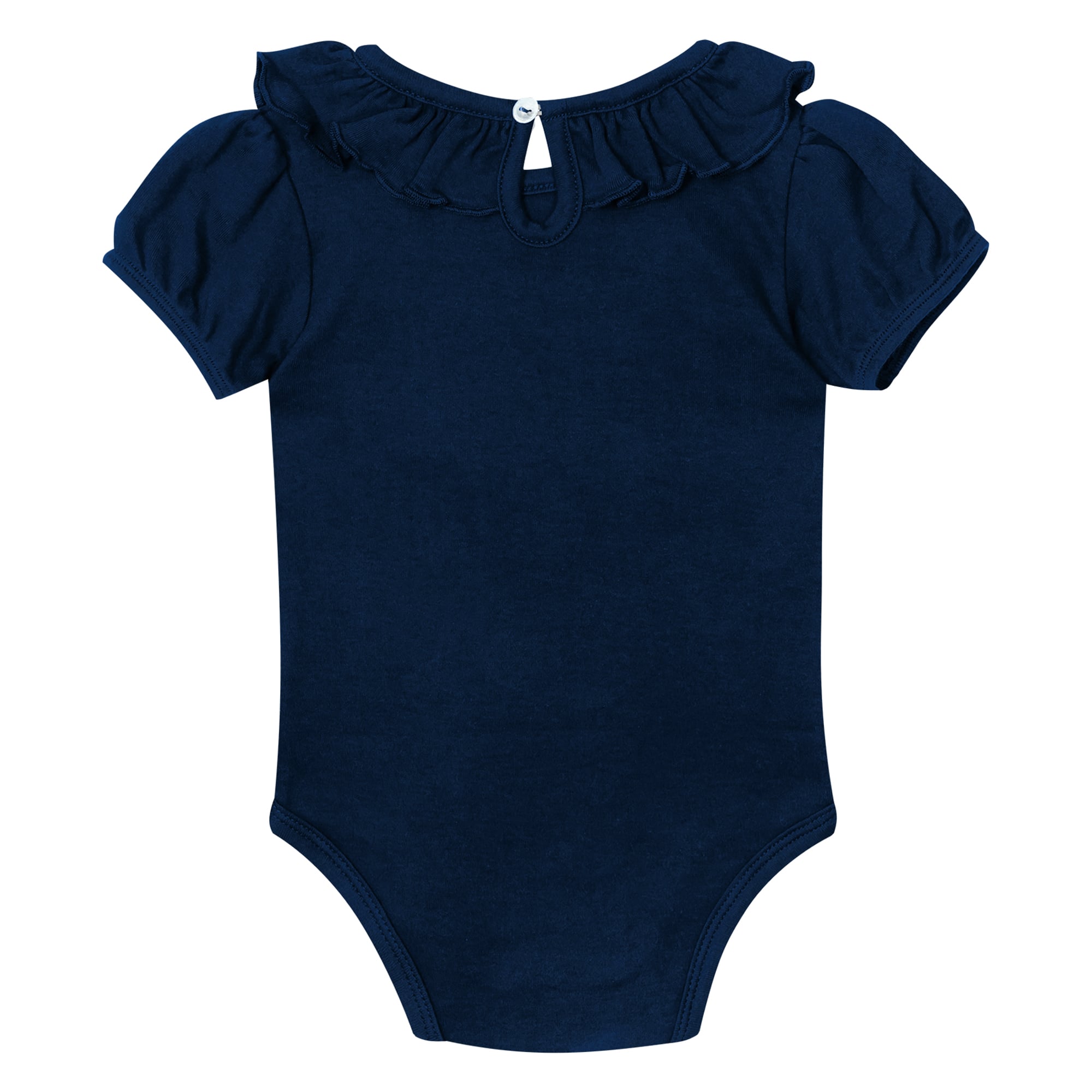 Infant Outerstuff Navy/Gray Notre Dame Fighting Irish Two-Pack Playtime Ruffle Bodysuit Set