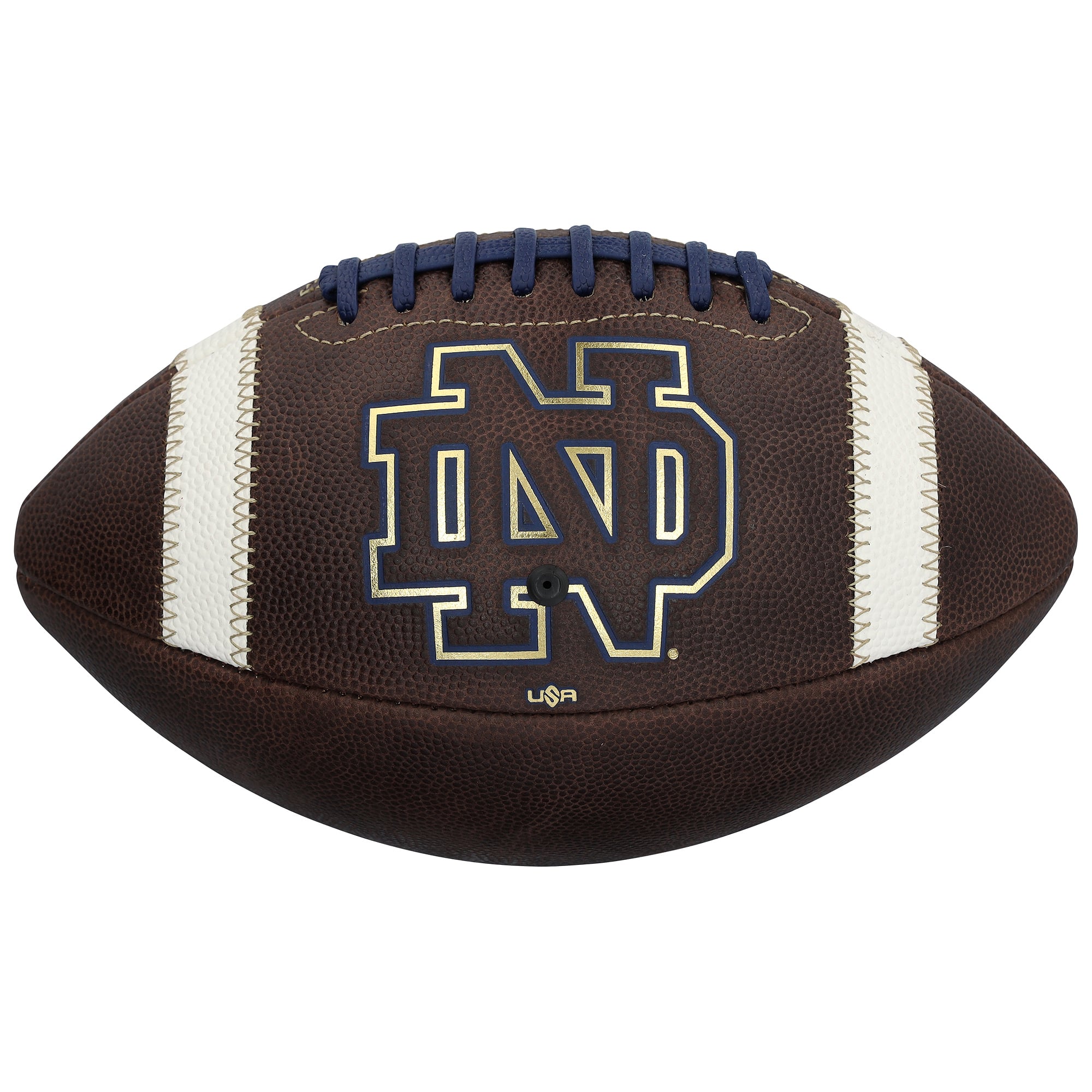 Ballon de football américain authentique Big Game autographié par Joe Montana, joueur des Fighting Irish de Notre Dame.