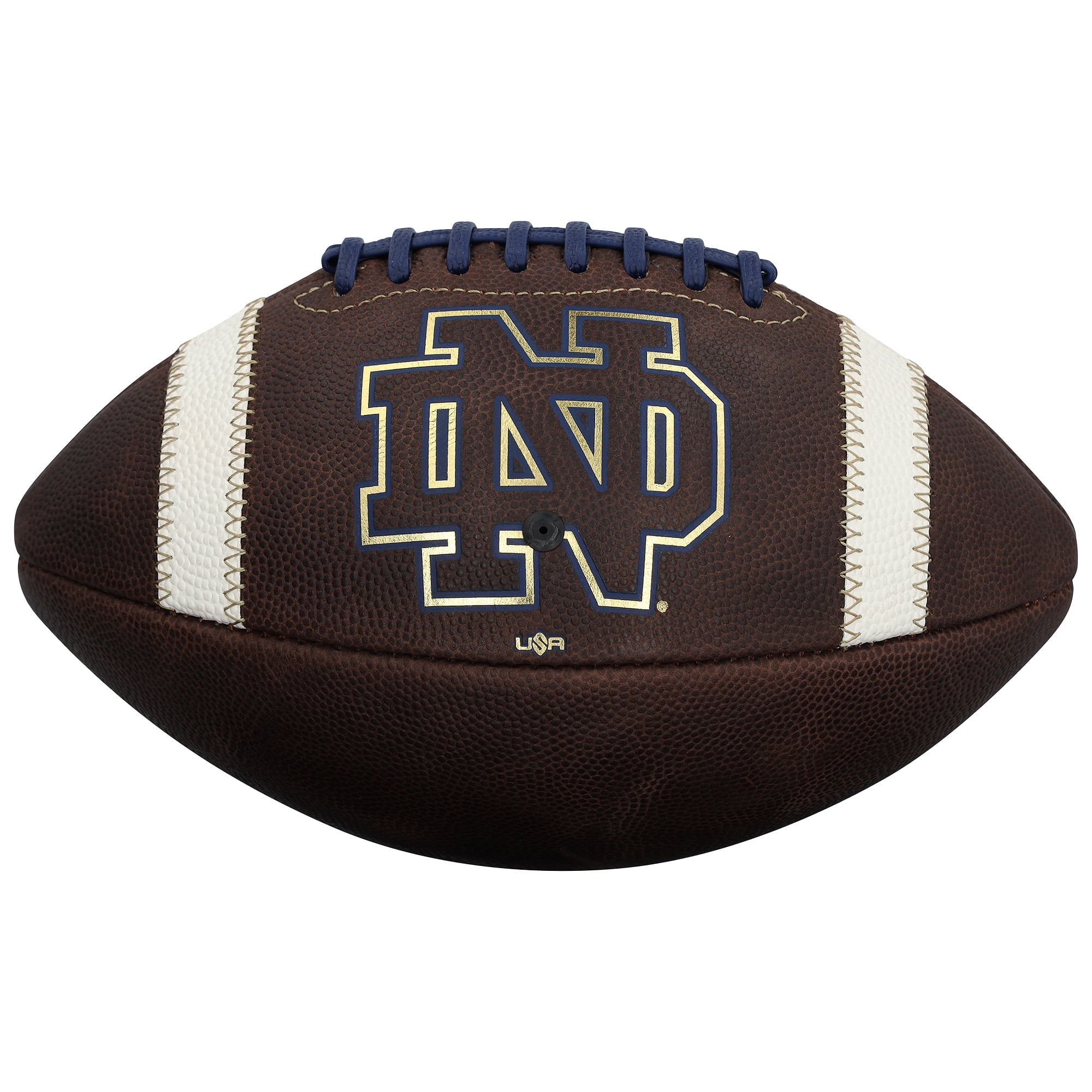 Ballon de football américain authentique des Fighting Irish de Notre Dame, autographié par Joe Montana, avec inscription « Champions nationaux 1977 ».