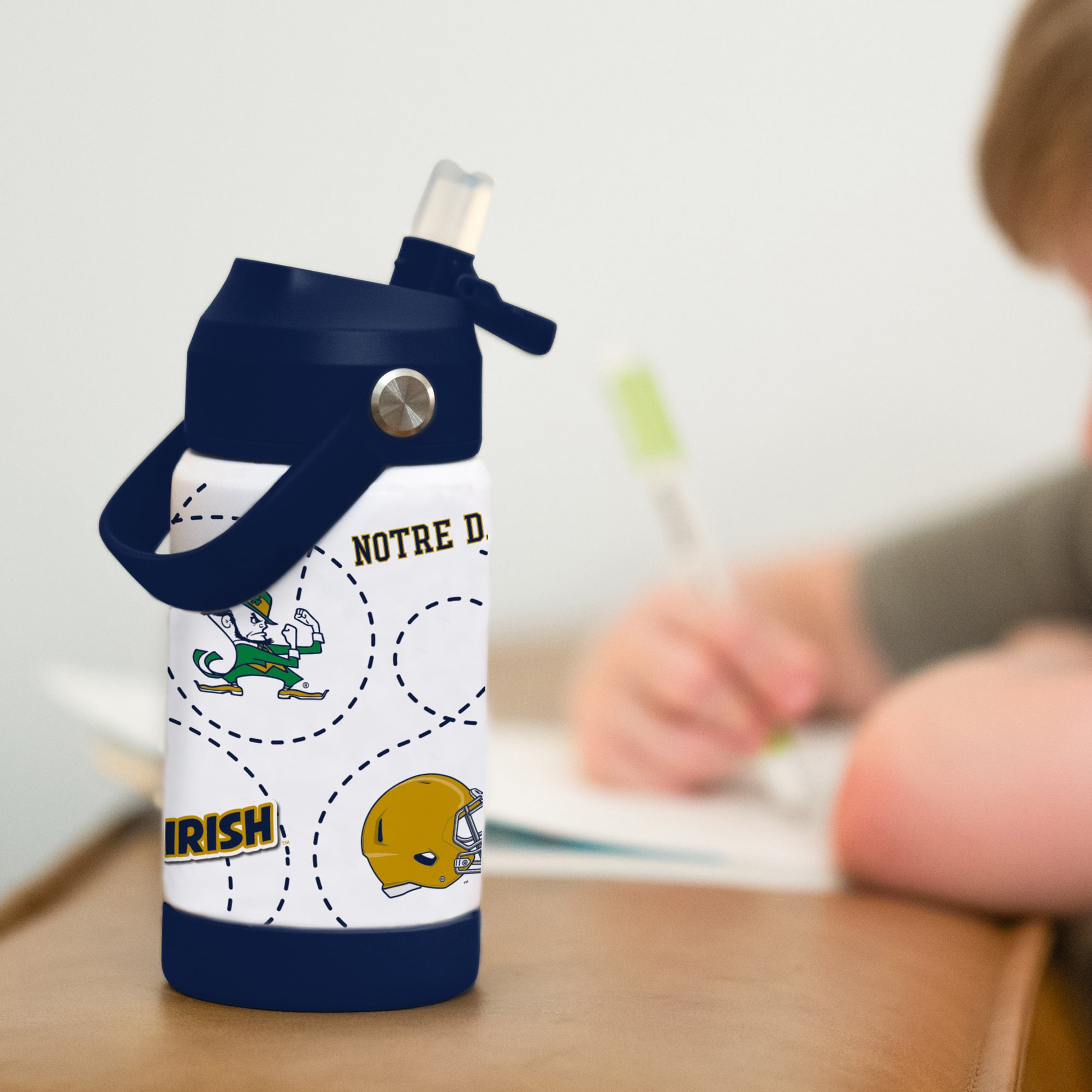 Bouteille mascotte de 35 cl des Fighting Irish de Notre Dame