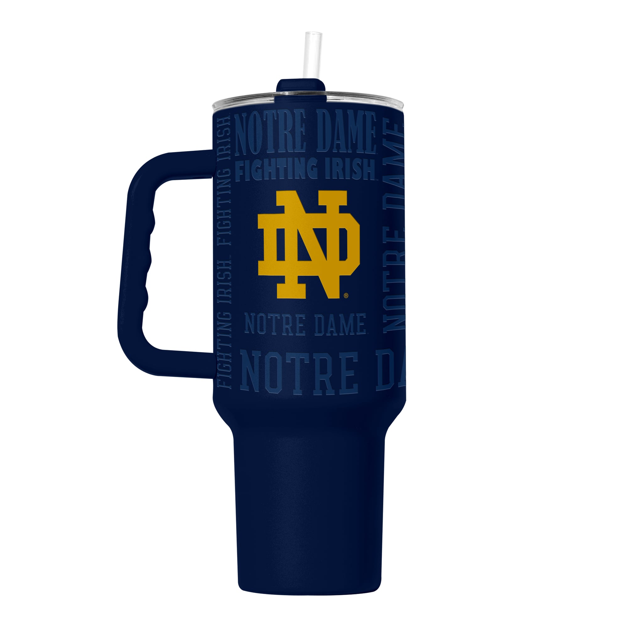 Gobelet isotherme Logo Brands Notre Dame Fighting Irish 40 oz Replay avec revêtement en poudre
