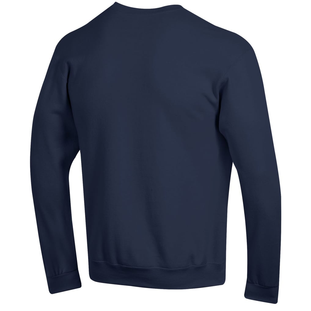 Men's Champion Navy Notre Dame Fighting Irish Arch Over Logo Pullover ...
