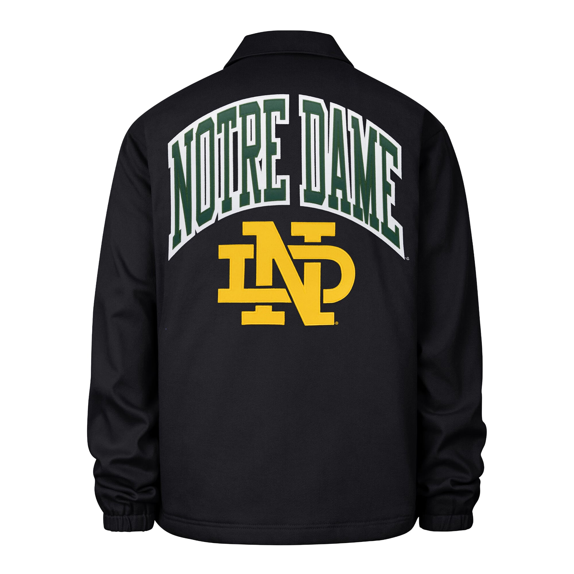 Men's '47 Navy Notre Dame Fighting Irish Retread Full-Snap Coaches Jacket