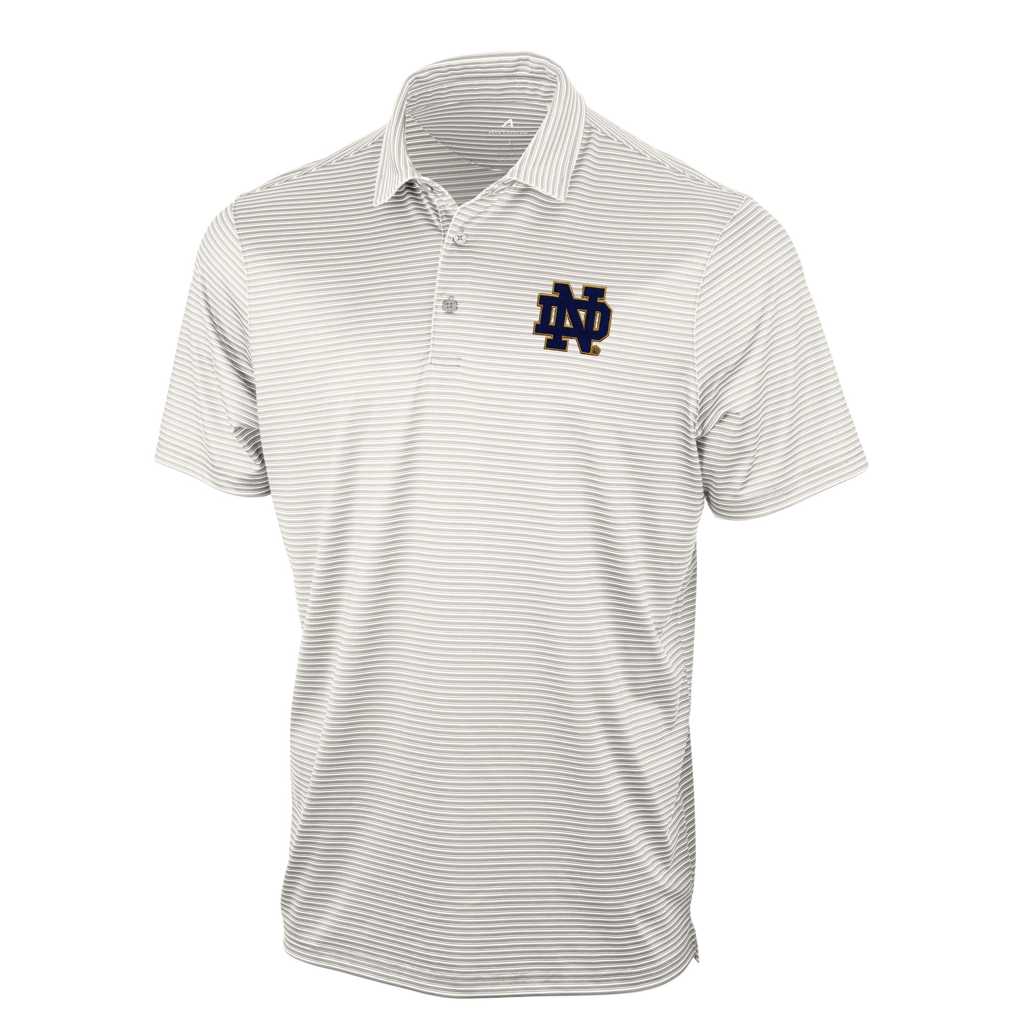 Polo Antigua Gray Notre Dame Fighting Irish Eager pour homme