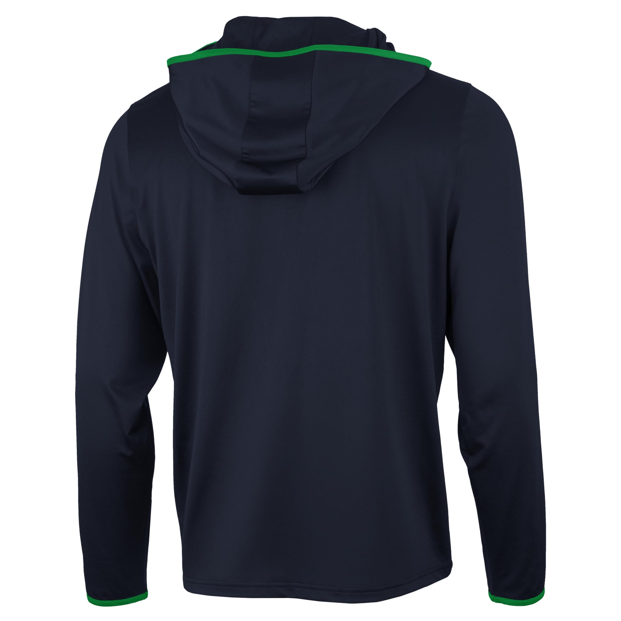 T-shirt à capuche manches longues pour homme Antigua Navy Notre Dame Fighting Irish Brink Color Pop