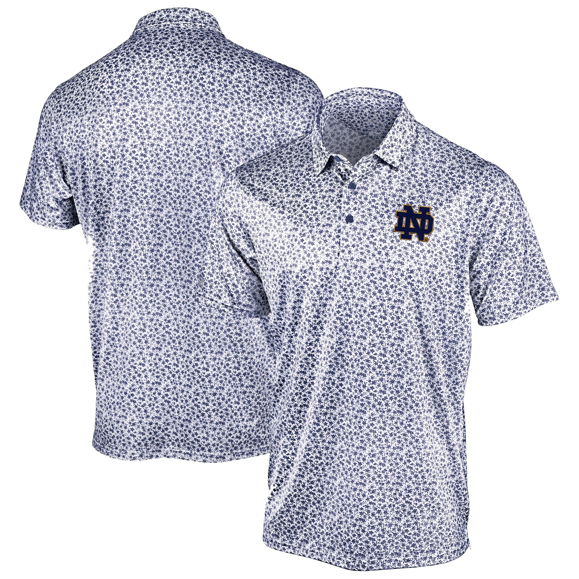 Polo Antigua Navy Notre Dame Fighting Irish Flourish pour homme