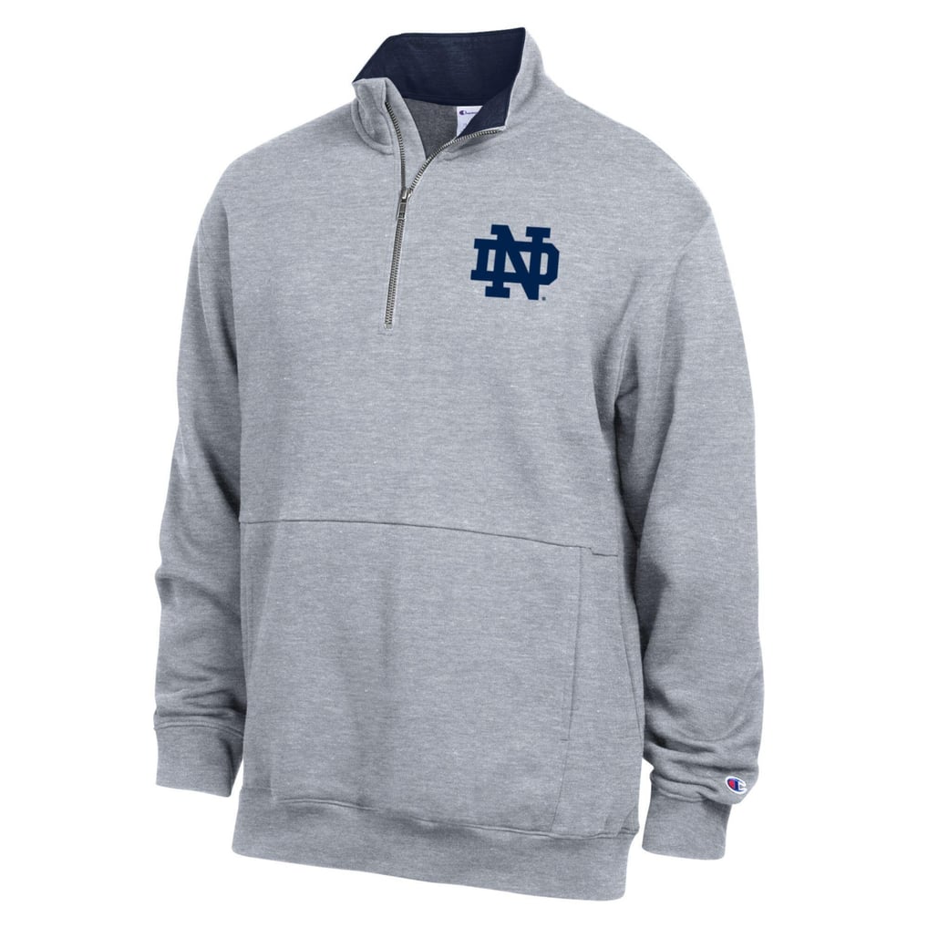 Notre Dame Fighting Irish Champion Fleece Quarter-Zip Pullover ...