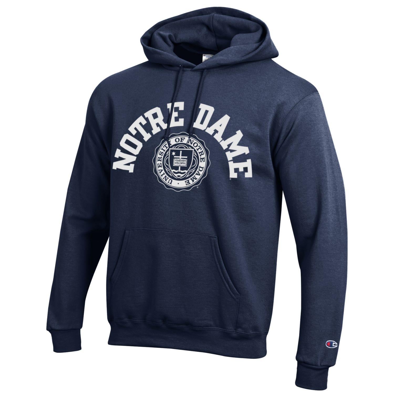 Mens CHAMPION navy Notre Dame Fighting Irish Powerblend Hoodie