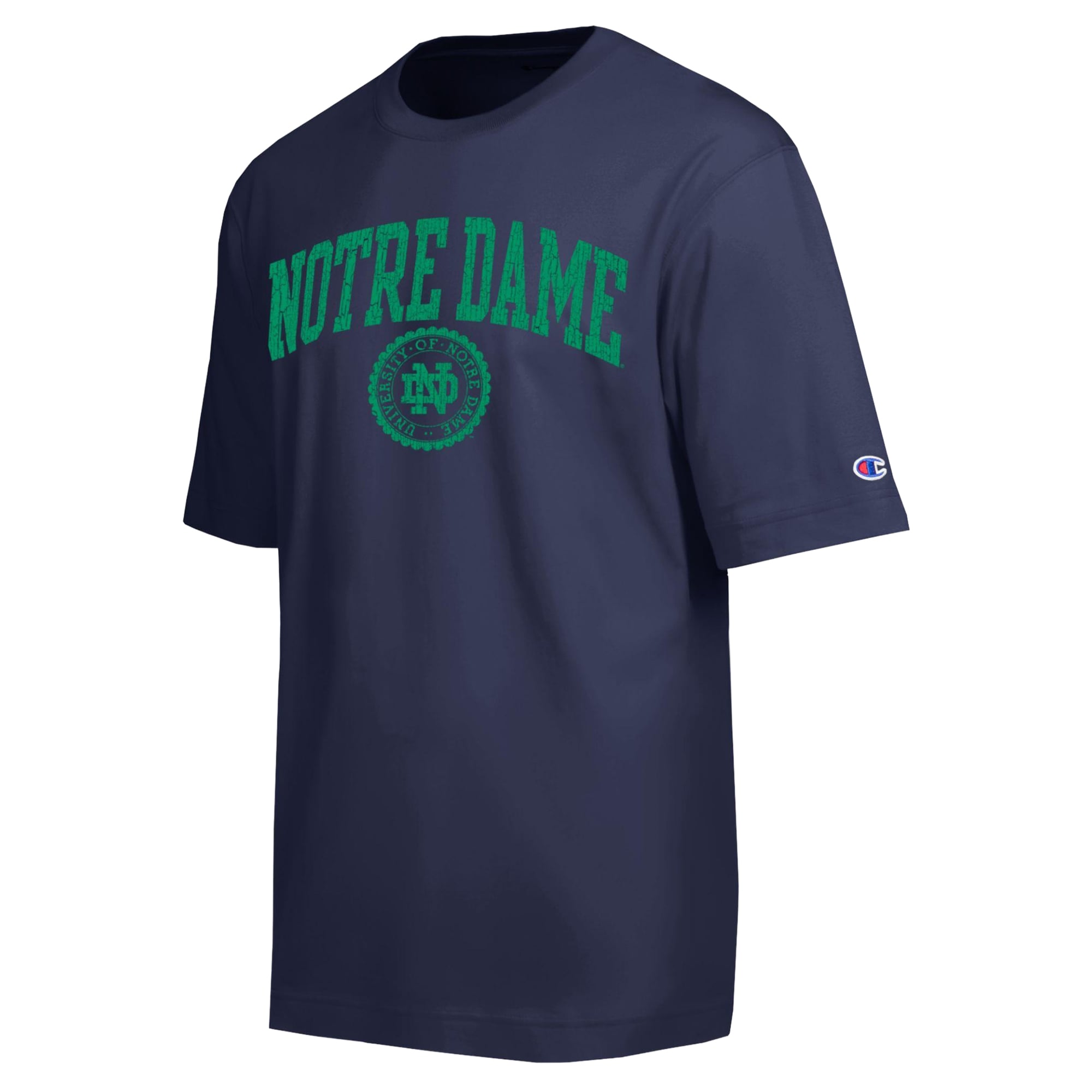 Men's Champion Navy Notre Dame Fighting Irish Scholar All-Star T-Shirt
